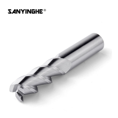 2 Flute Tungsten Carbide Square End Mill Flat Milling Cutter For Aluminum Alloy