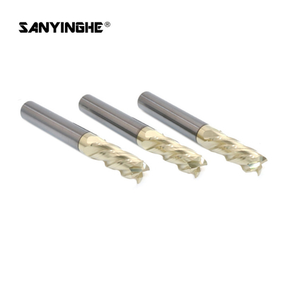 2 Flute Carbide Corner Radius End Mill Bull Nose End Mill Cutter For Steel