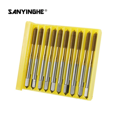 M1/M2/M3 Stainless Steel Special Chip-Free Extruding Titanium-Plated Tap For Extrusion Tap Machine