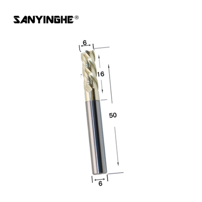 2 Flute Carbide Corner Radius End Mill Bull Nose End Mill Cutter For Steel